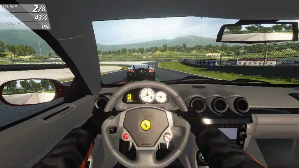 course virtuelle de voitures